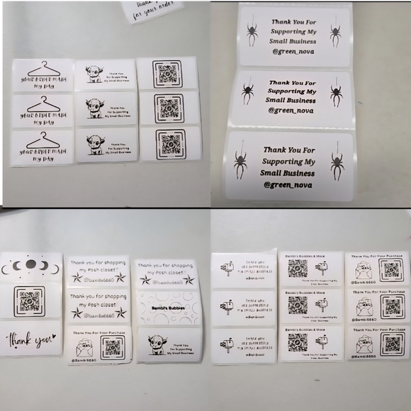 BUY NOW! Custom 100 Thermal Labels Available in Different Colors  "2.25x1.25" - Picture 3 of 16